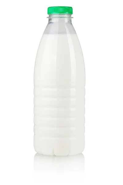 Пляшка молока — стокове фото