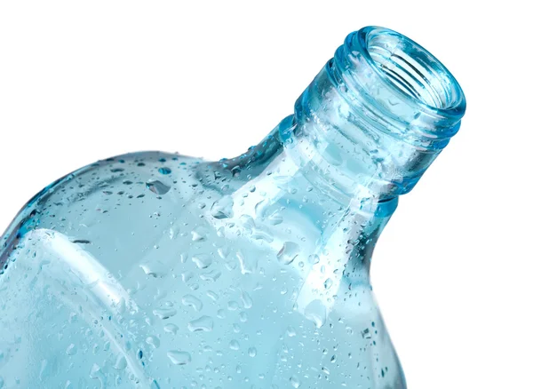 Blå flaska närbild — Stockfoto