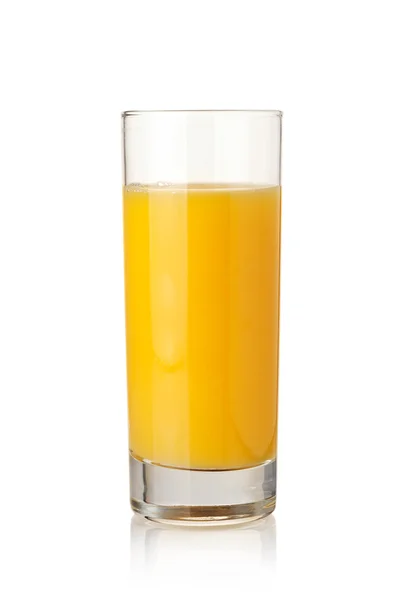 Sumo de laranja em vidro alto — Fotografia de Stock