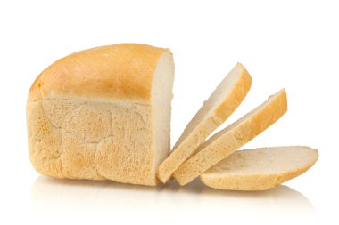 Sliced white bread clipart