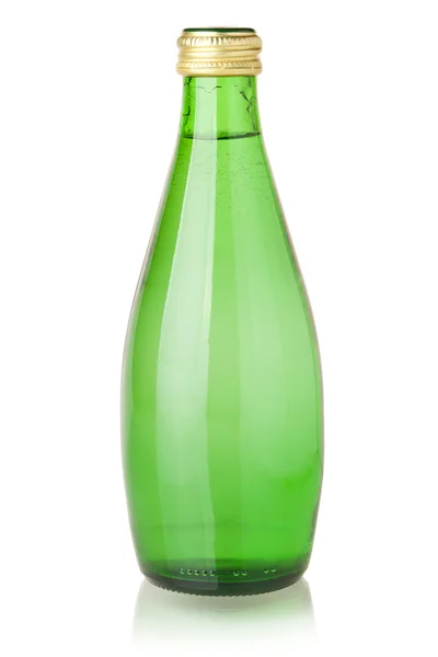 Soda water in glass bottle — Stock Photo, Image