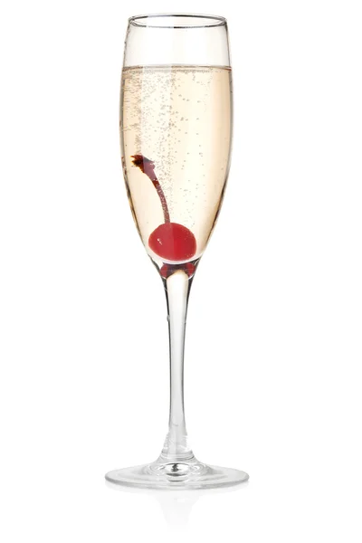 Champagne in glas — Stockfoto