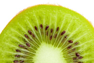 Macro food collection - Kiwi slice clipart