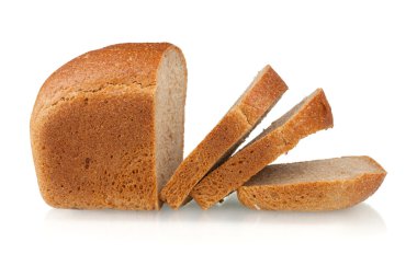 Sliced brown bread clipart