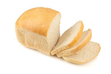 Sliced white bread clipart