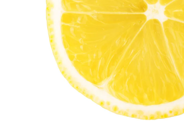 Recolección de alimentos macro - rodaja de limón —  Fotos de Stock