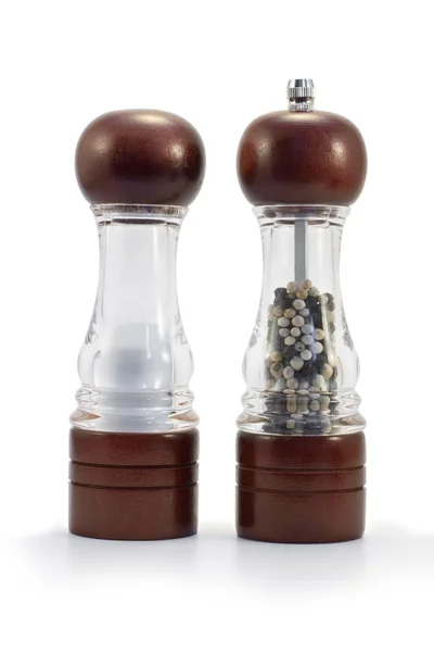 Salt and pepper mills — Stock Photo, Image