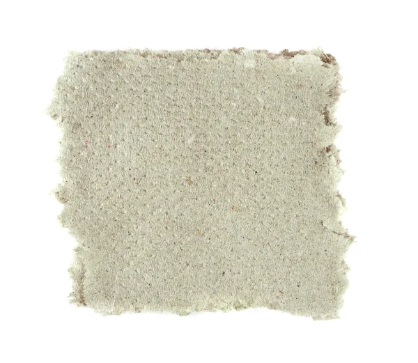 Pedaço de papel com bordas rasgadas — Fotografia de Stock