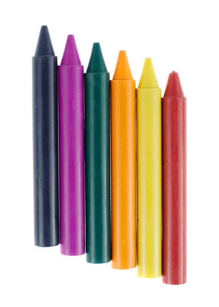 Renkli mum boya kalemi — Stok fotoğraf