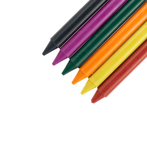 Cera colorida lápis de cera — Fotografia de Stock