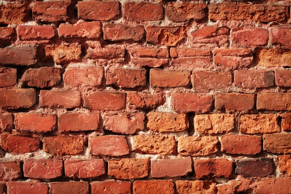 Υφή του παλαιού τοίχου από τούβλα — Φωτογραφία Αρχείου