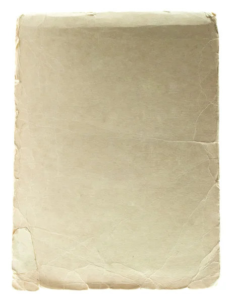 白で隔離される古いメモ帳 — ストック写真