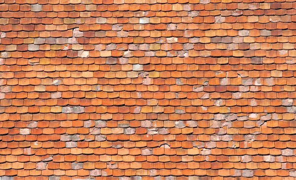 オレンジ屋根の背景 — ストック写真