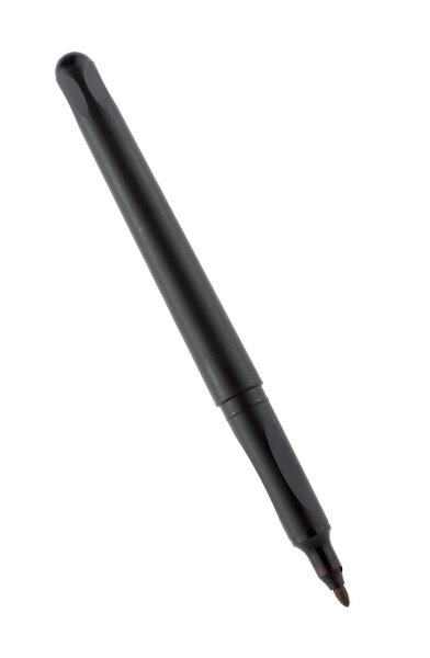 Black marker isolated on white background