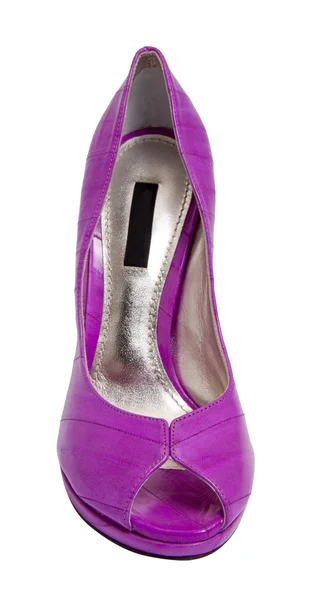 Zapatos de mujer de tacón alto púrpura —  Fotos de Stock