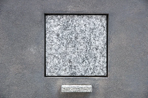 Pedra tumular em branco — Fotografia de Stock