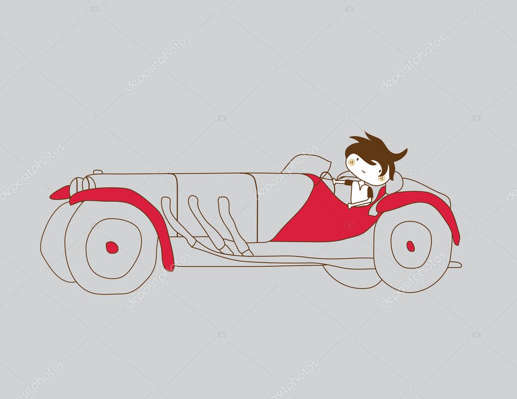 My First Car — Stock Vector © LittleLion #3021370