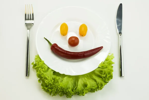 Vegetable Face — Stock Photo, Image