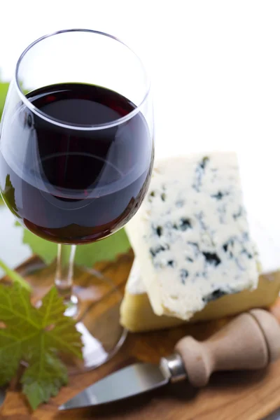 Vin og ost - Stock-foto