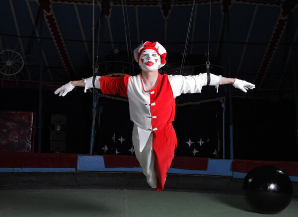 Circus air acrobat
