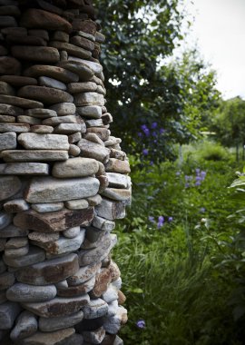 Rock wall, close up.Texture background. Great details. clipart