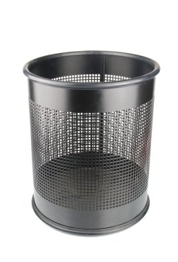 Black garbage bin clipart