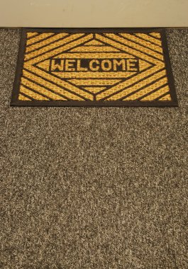 Welcome mat clipart