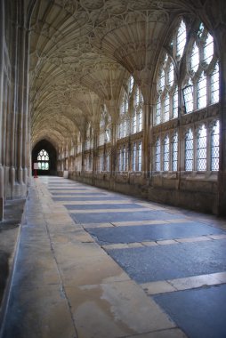 The Cloister in Gloucester Cathedral clipart