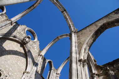 Carmo kilise kalıntıları Lizbon, Portekiz