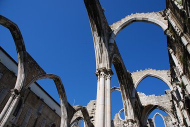 Carmo kilise kalıntıları Lizbon, Portekiz