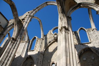 Carmo kilise kalıntıları Lizbon, Portekiz