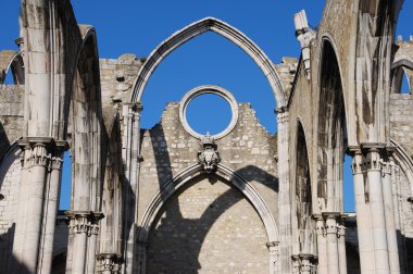 Carmo kilise kalıntıları Lizbon, Portekiz