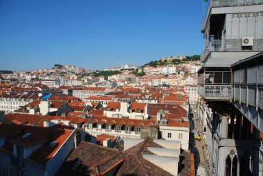 Lisbon cityscape clipart