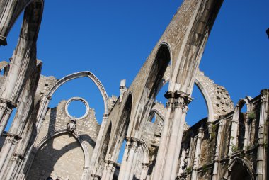 Carmo kilise kalıntıları Lizbon, Portekiz