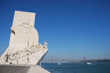 Monument to the Discoveries in Lisbon clipart