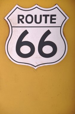 Route 66 sign clipart