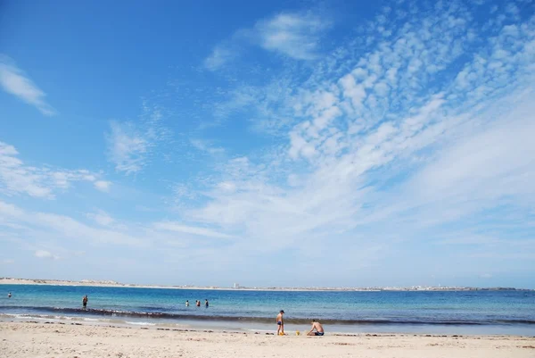 Пляж Мбалеал в Пенише, Португалия — стоковое фото