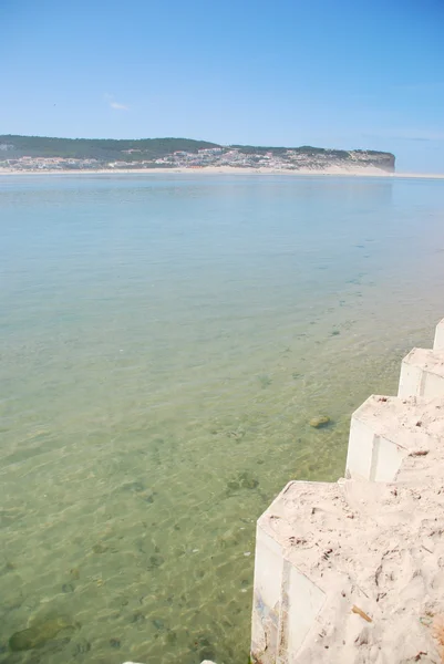 Όμορφη obidos λιμνοθάλασσα σε foz κάνει arelho, Πορτογαλία — Φωτογραφία Αρχείου