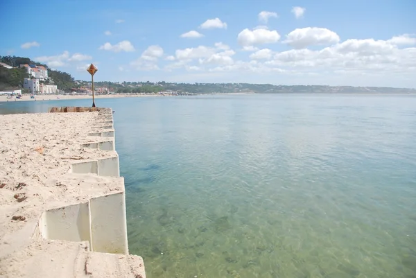Vackra obidos lagunen i foz arelho, portugal — Stockfoto