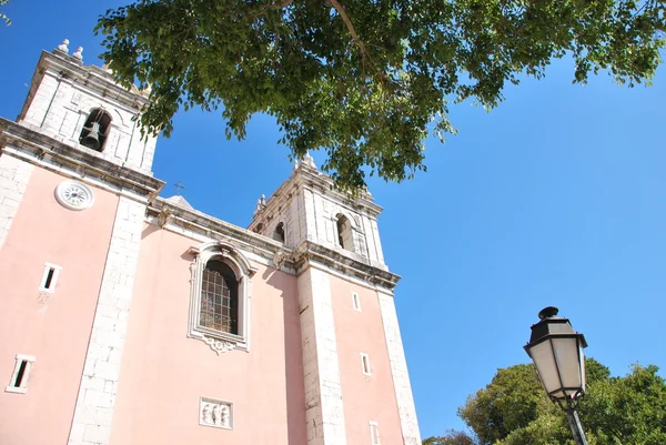 벨--호 산토스 교회 o 리스본, 포르투갈 — 스톡 사진