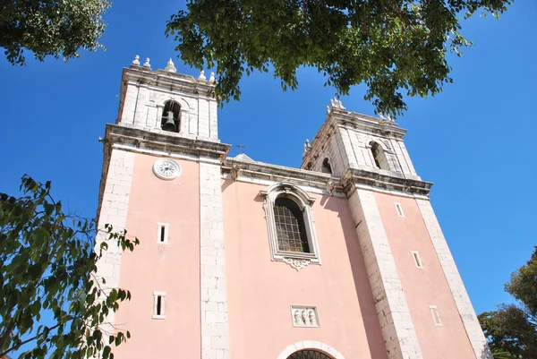 Kostel santos-o-velho v Lisabonu, Portugalsko — Stock fotografie
