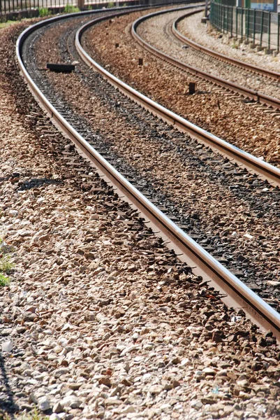 Tom järnvägsspår — Stockfoto