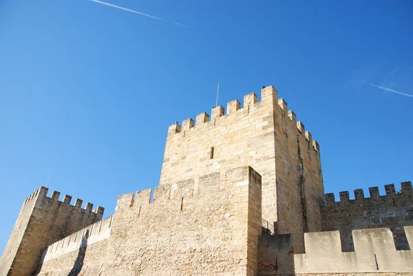 Castelo de São Jorge em Lisboa, Portugal — Fotografia de Stock