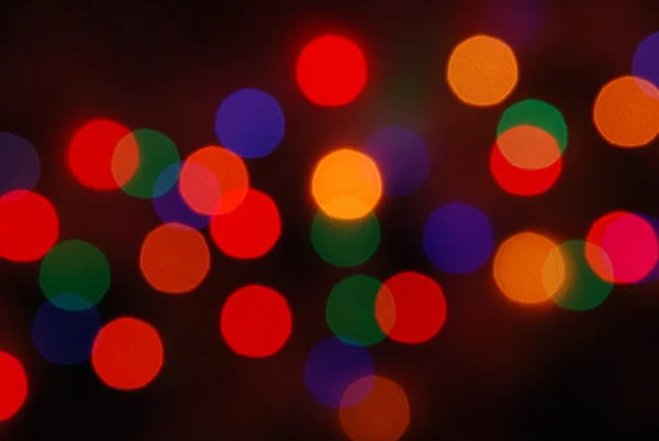 Vánoční světla zářící (rozmazání pohybu pozadí) — Stock fotografie