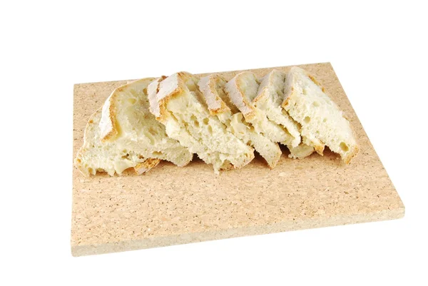Plátky chleba domácí zadní rozsocha sedla — Stock fotografie