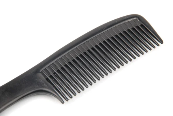Pente escova de cabelo de plástico — Fotografia de Stock