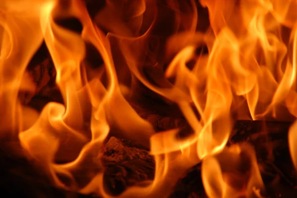 Burning flames — Stock Photo, Image
