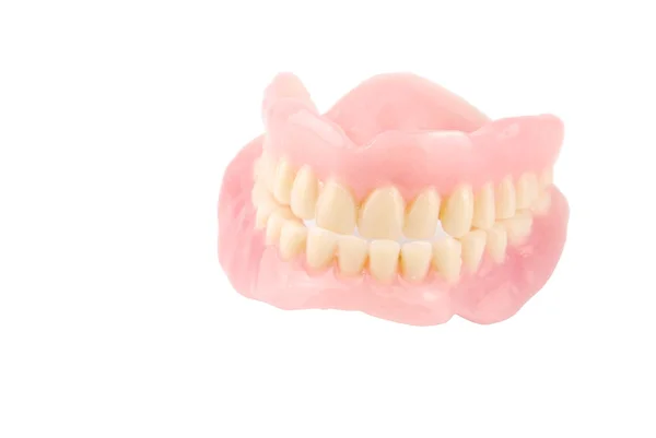 Dentadura acrílica — Fotografia de Stock