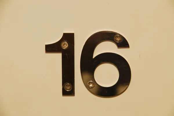 Número plano: 16 — Fotografia de Stock