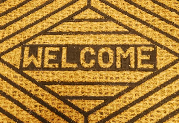 Welcome mat — Stock Photo, Image